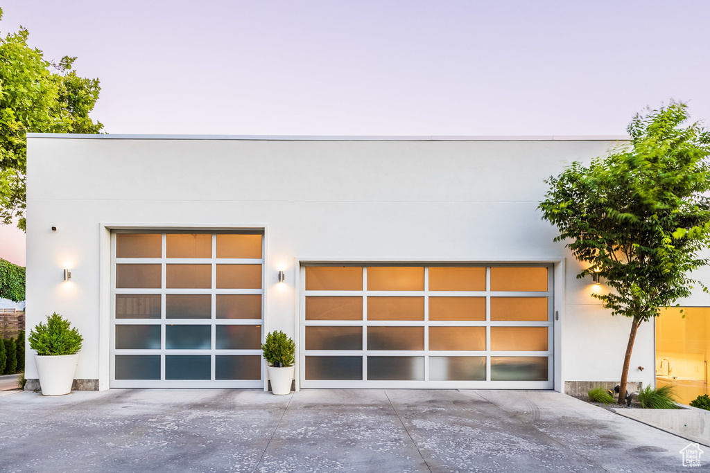 View of contemporary home