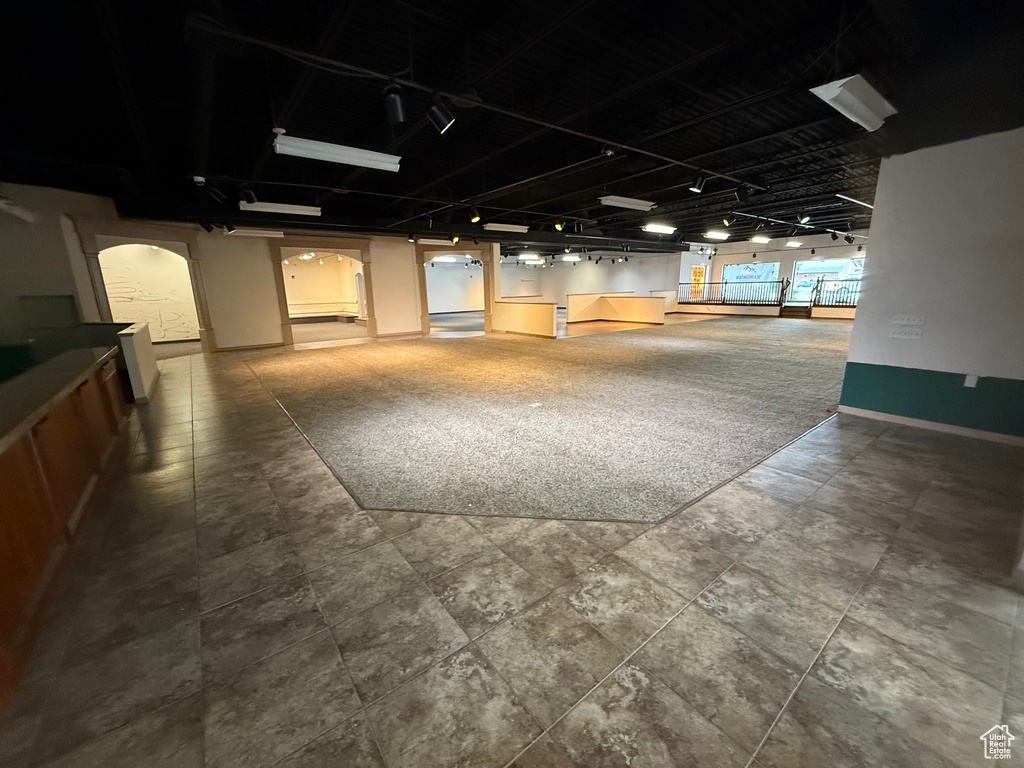 Interior space with baseboards
