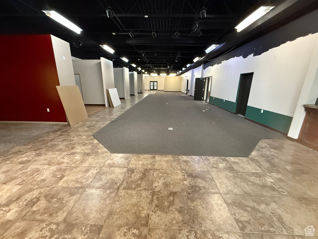 Interior space with baseboards