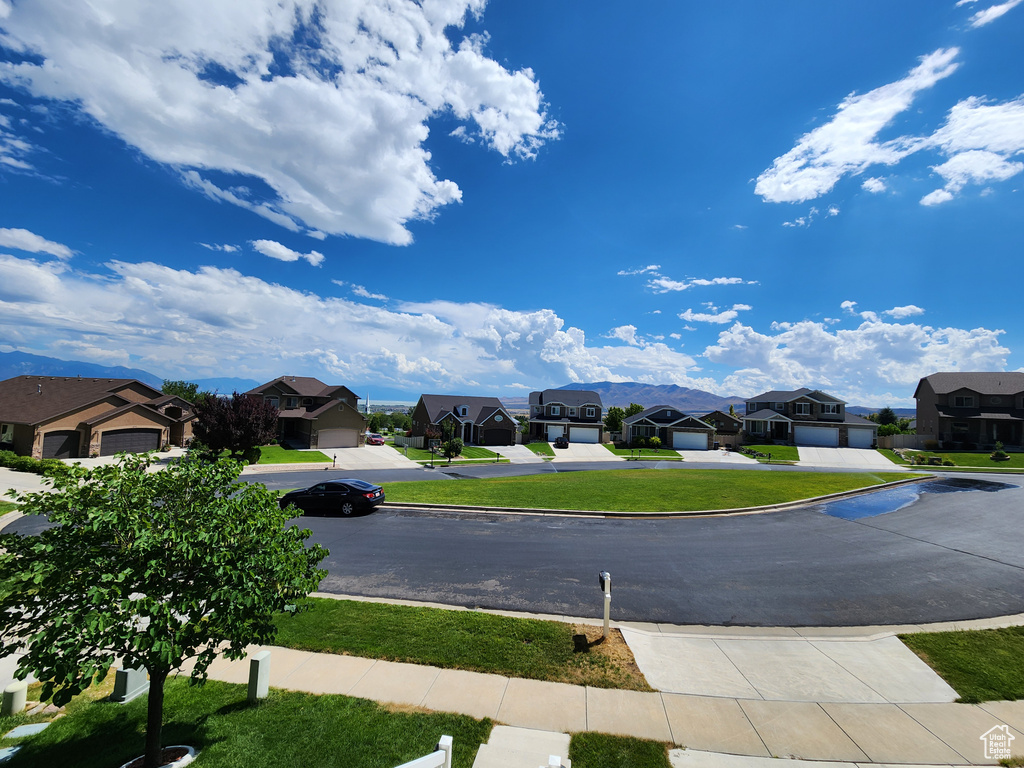 View of road featuring a mountain view