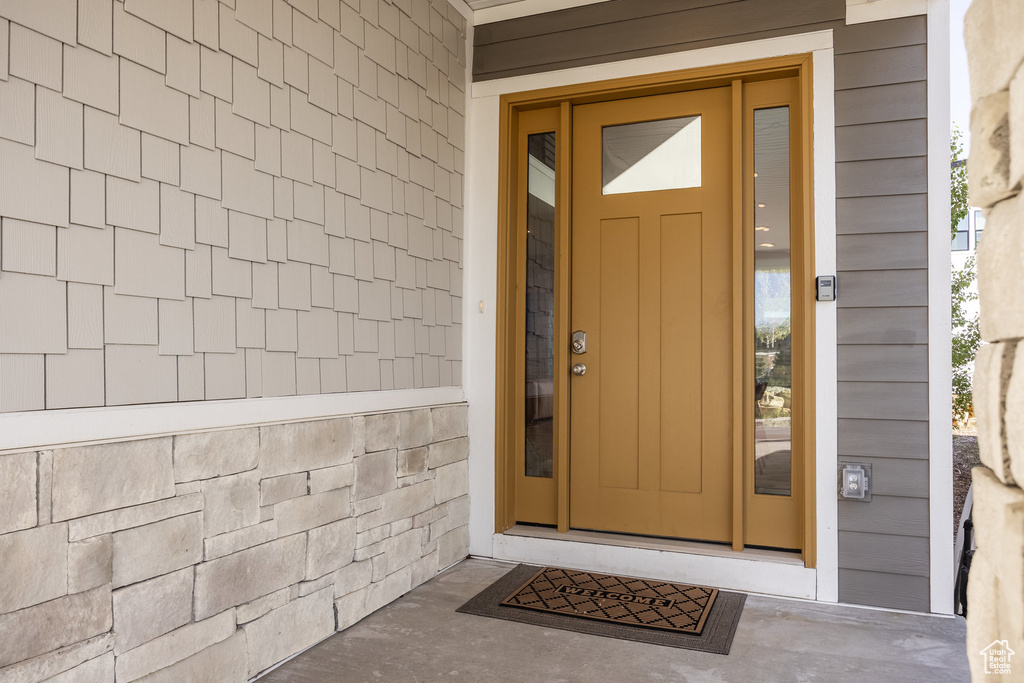 View of property entrance