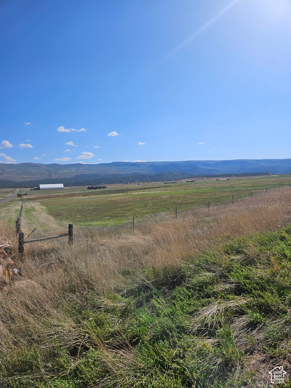 Exterior space featuring a mountain view and a rural view