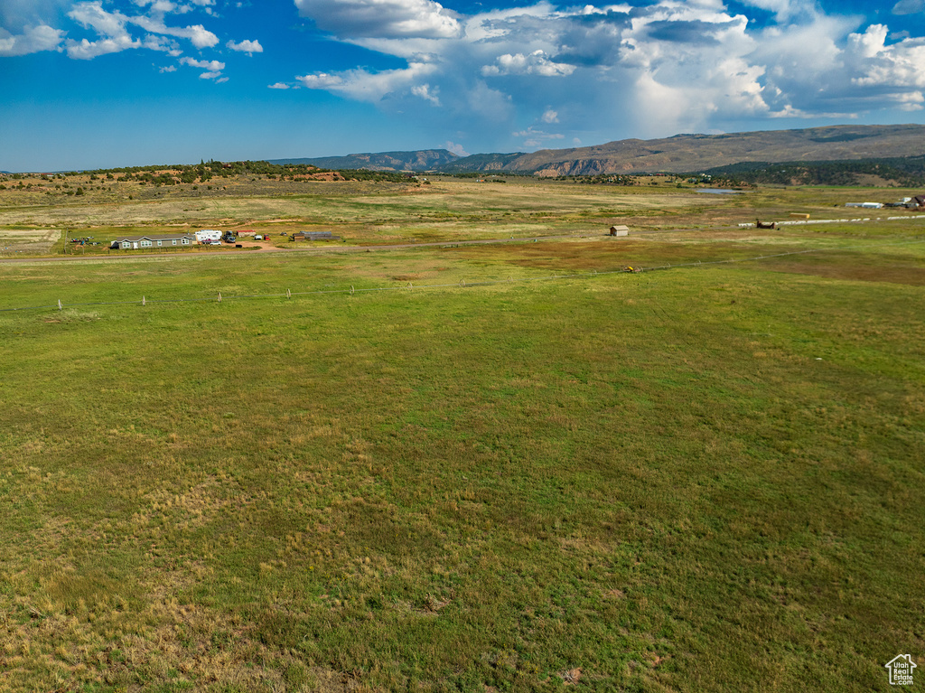 Mountain view featuring a rural view