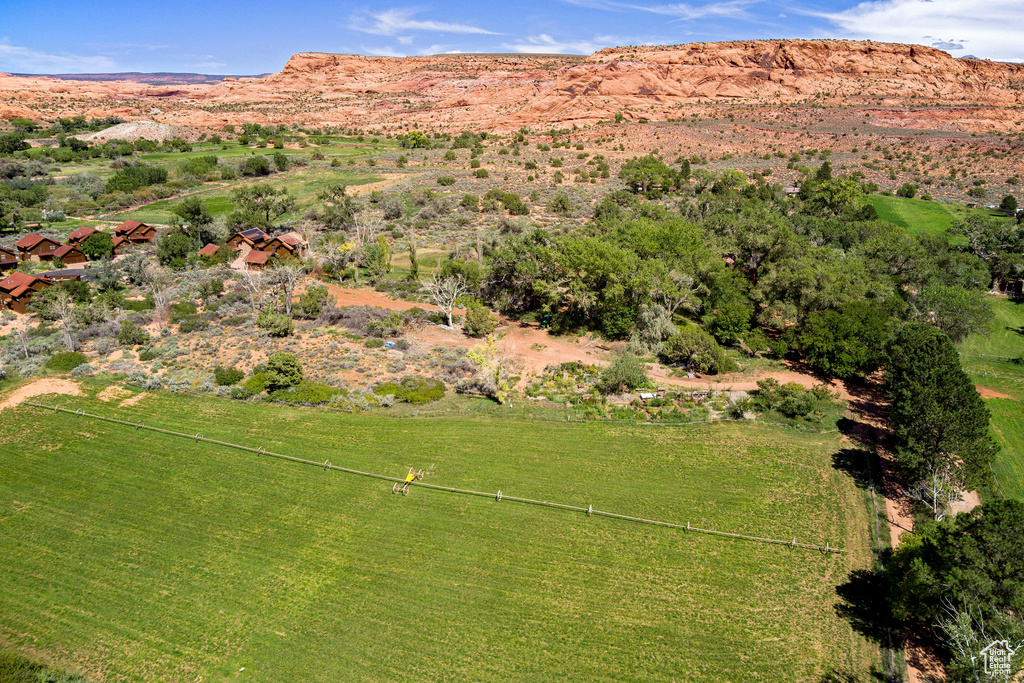 View of property location featuring rural landscape and a mountainous background