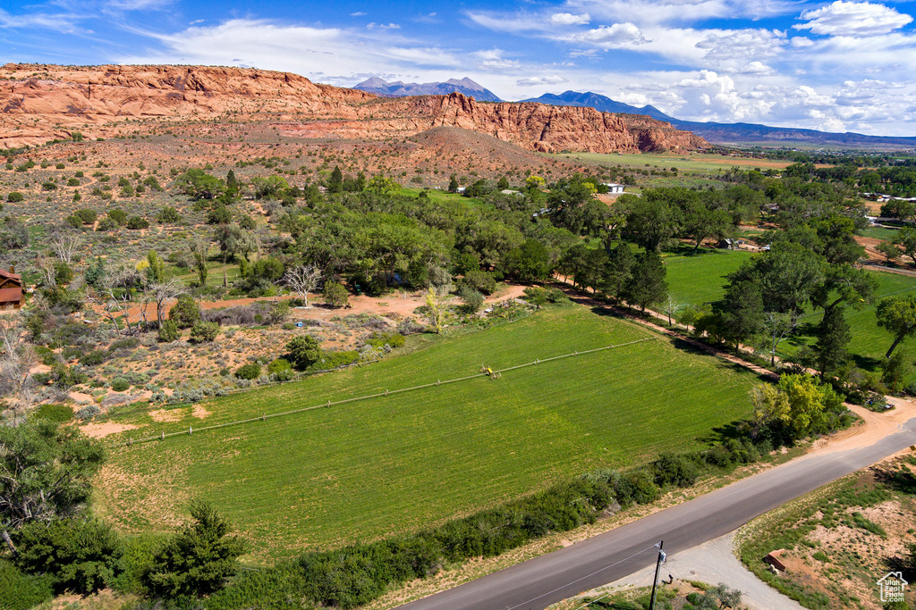 Mountain view featuring rural landscape