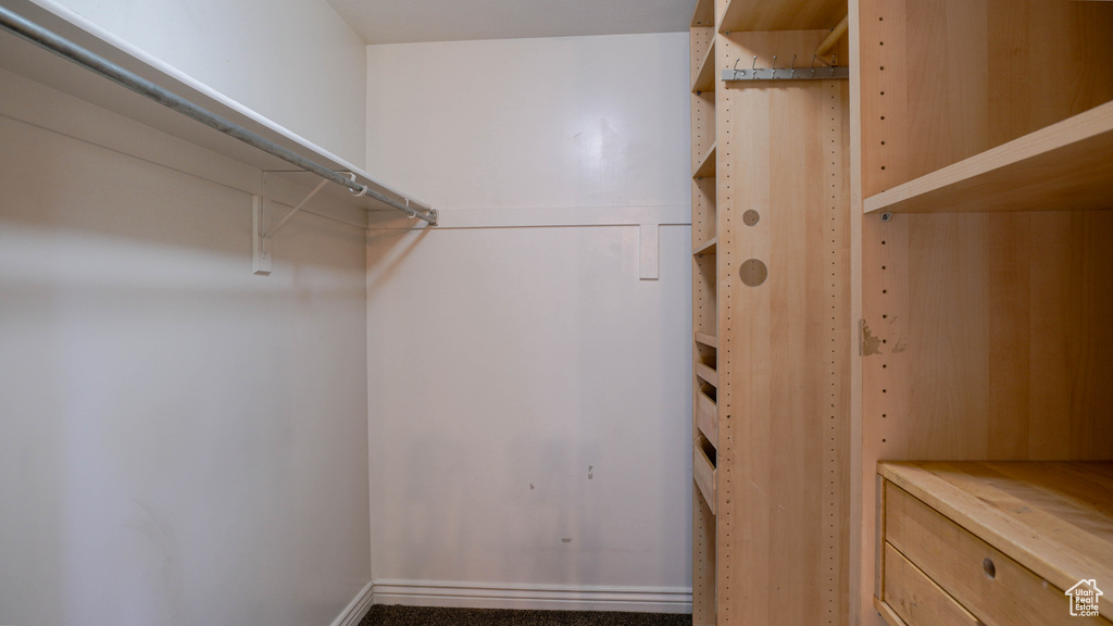 View of spacious closet