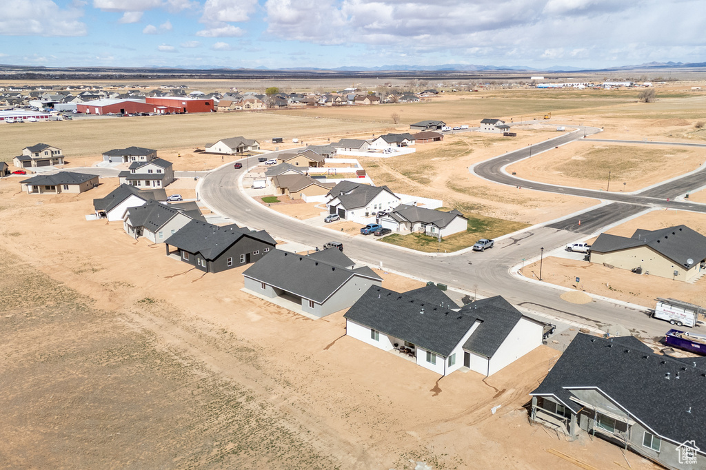Aerial view featuring a residential view