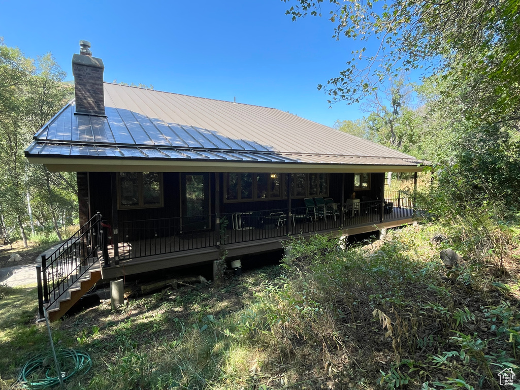 View of rear view of house