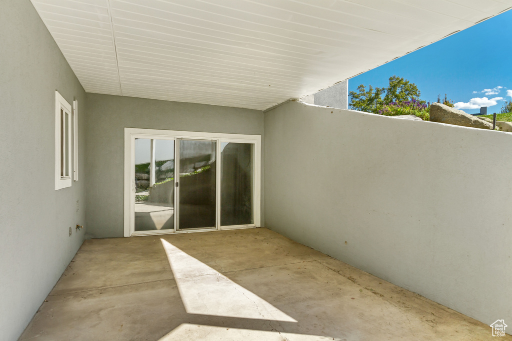 View of patio