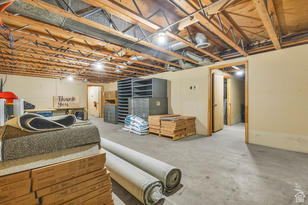View of basement