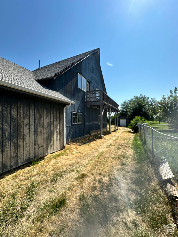 View of side of property