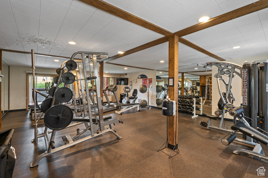 View of exercise room