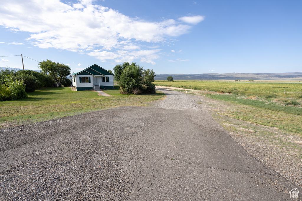 View of street featuring a rural view