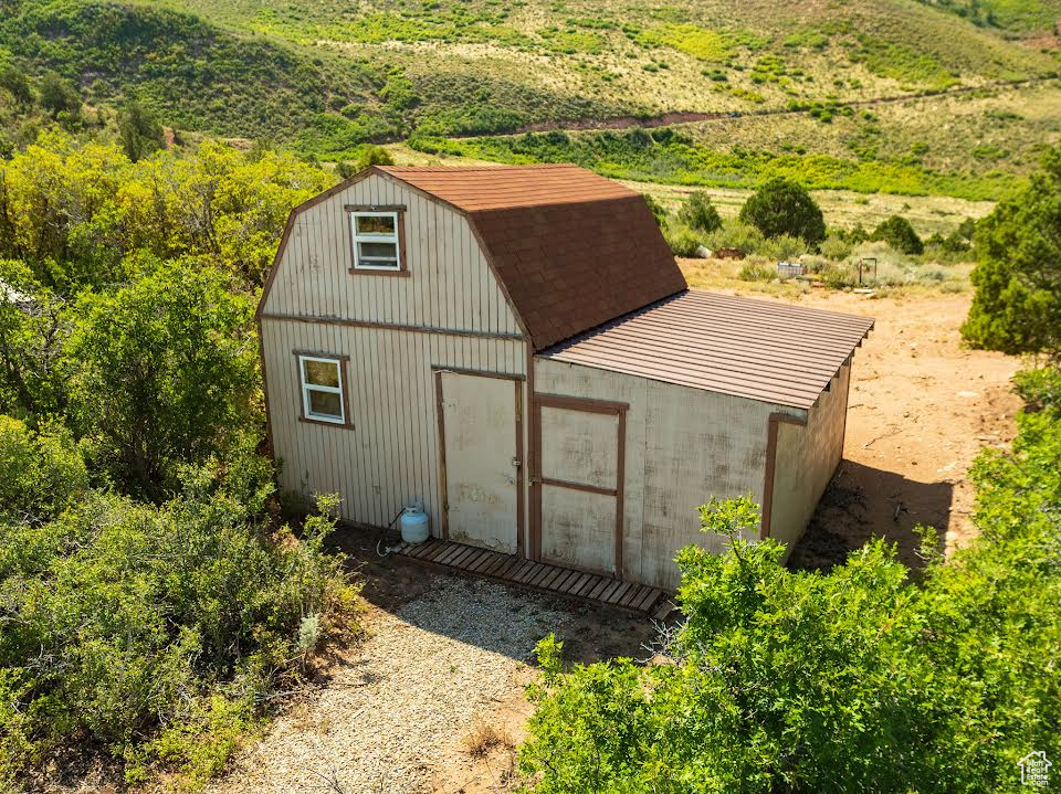 View of outdoor structure