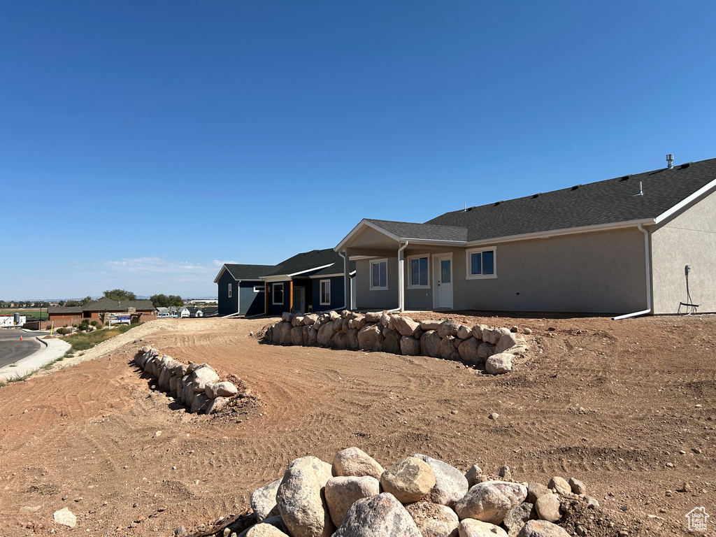 View of back of house