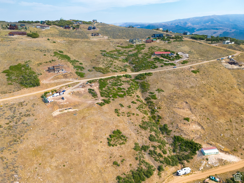 Bird\'s eye view featuring a rural view