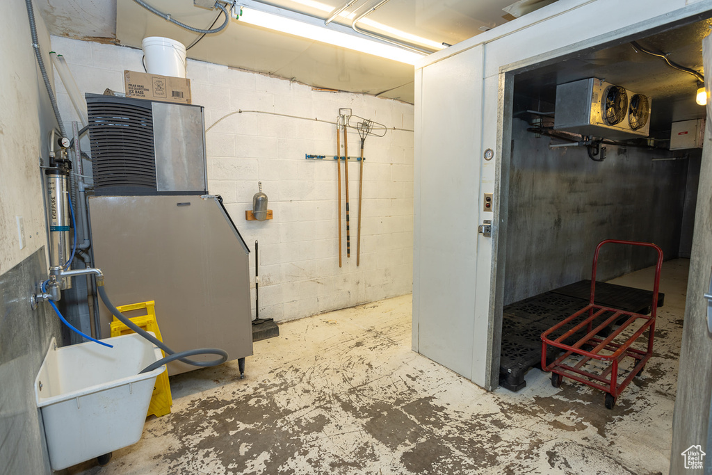View of basement