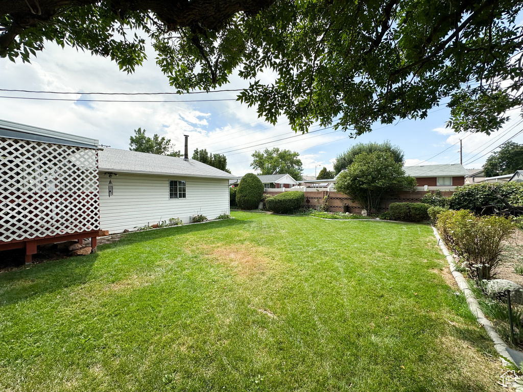 View of yard