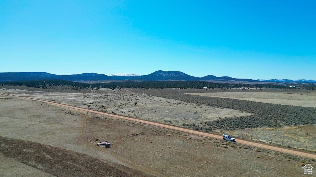 View of mountain feature featuring a rural view