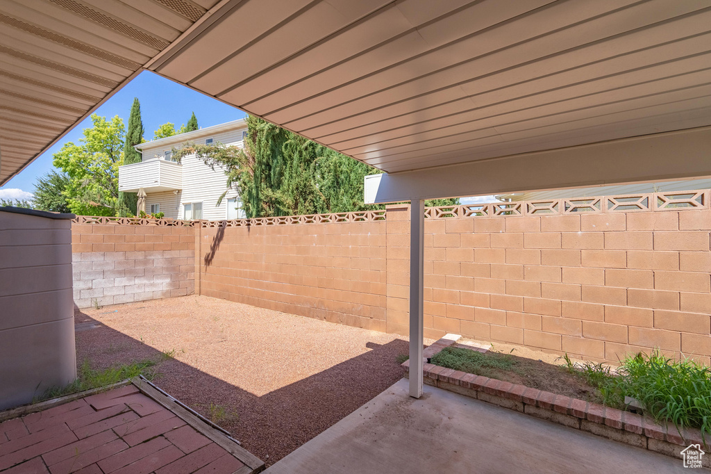 View of patio