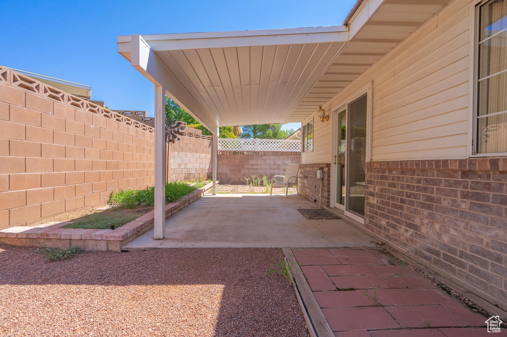 View of patio