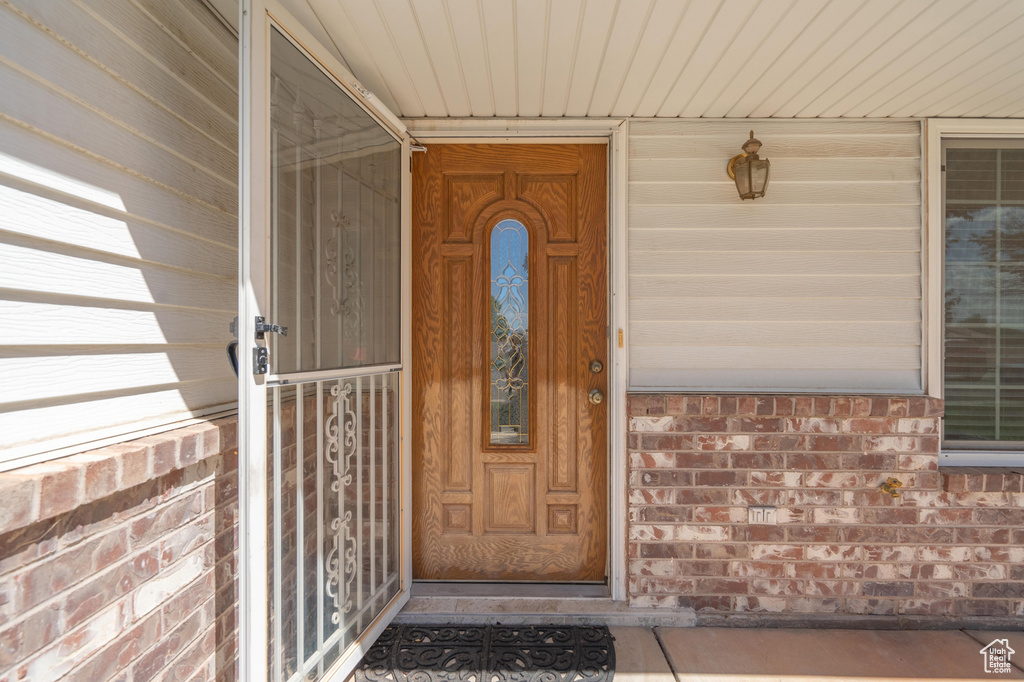 View of property entrance