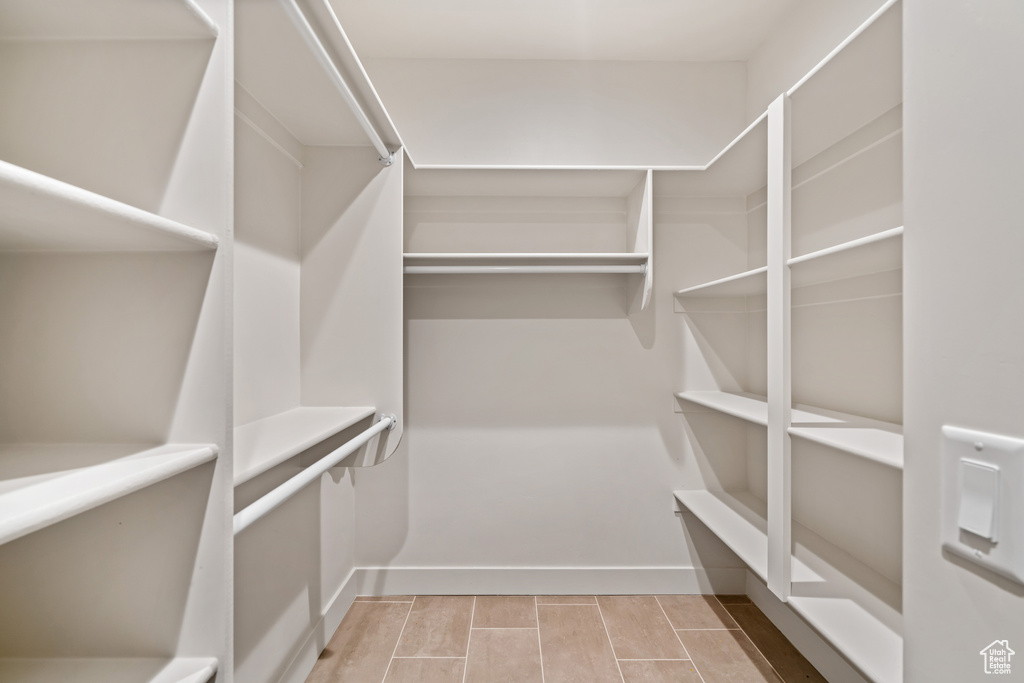 View of spacious closet