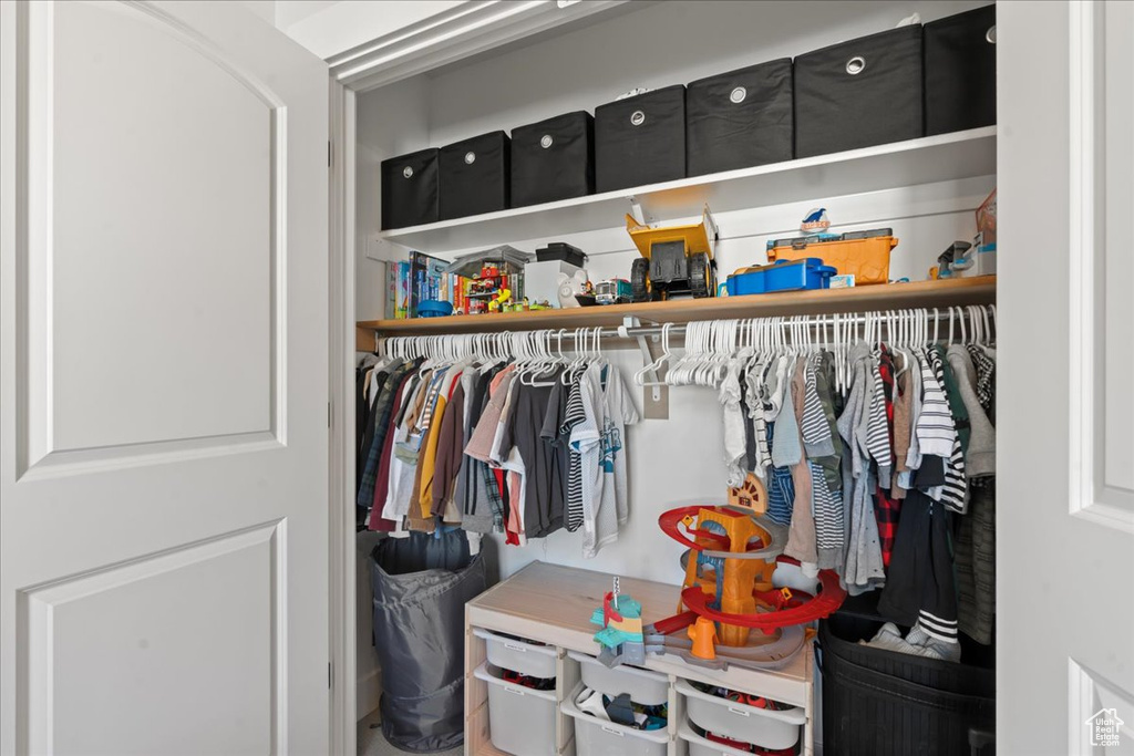 View of closet