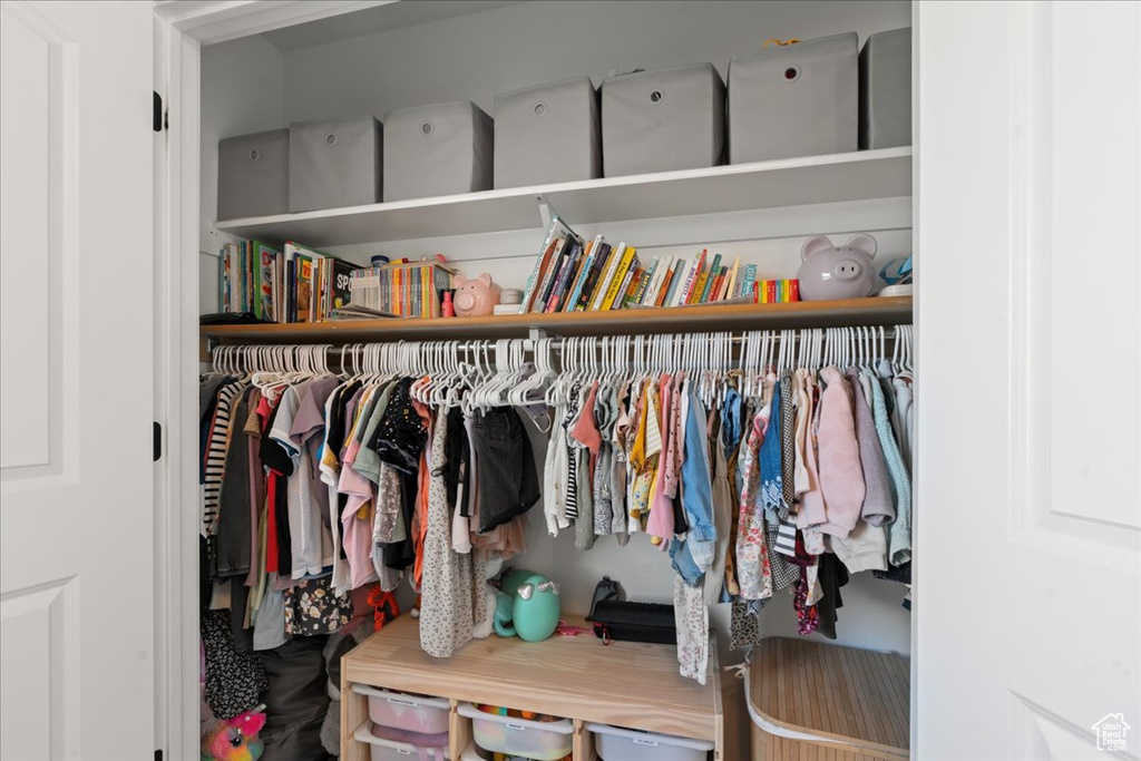 View of closet