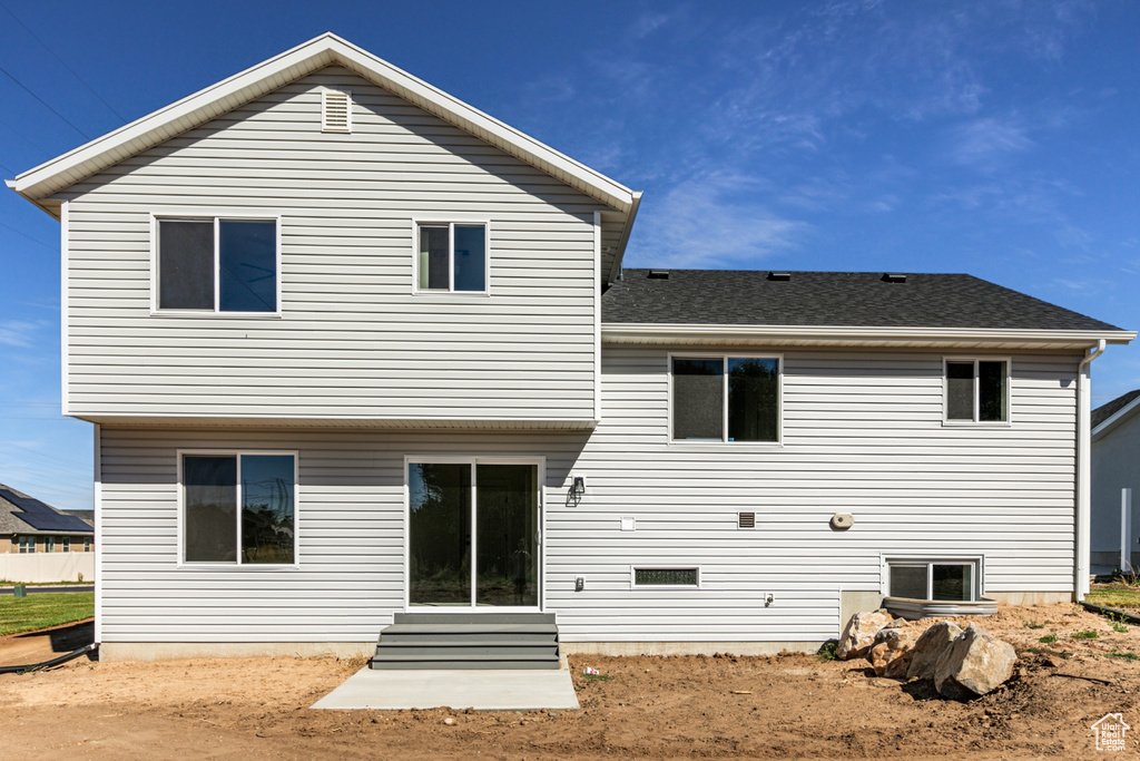 View of rear view of house