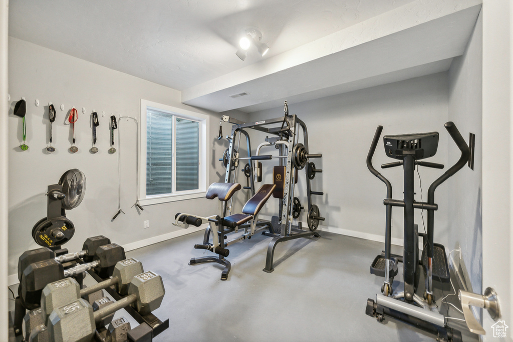 View of exercise room