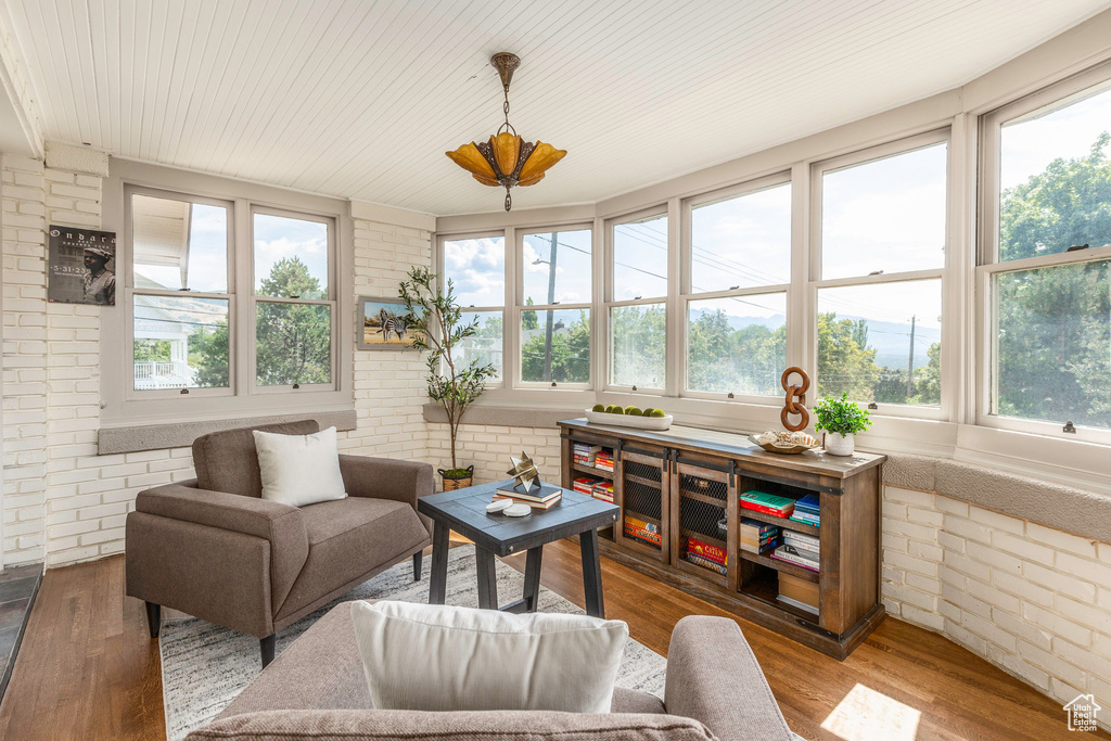 Sunroom featuring a wealth of natural light