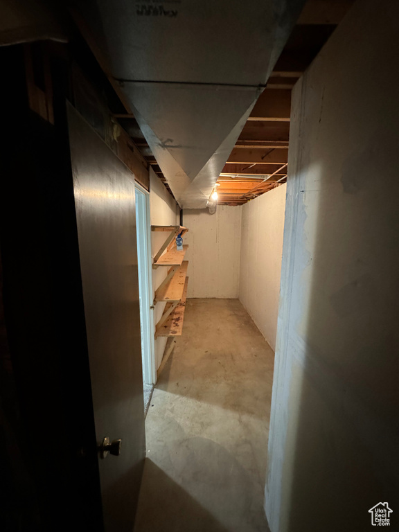 View of basement