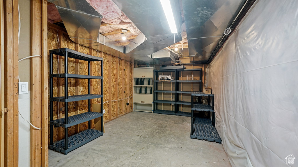 View of storage room