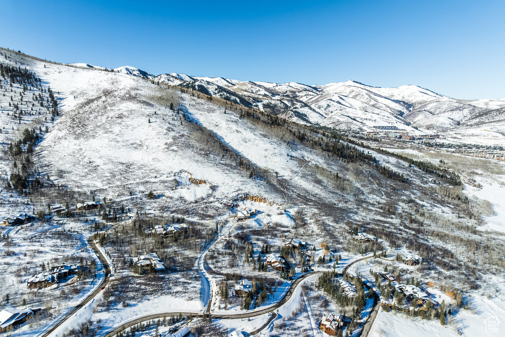 View of mountain background