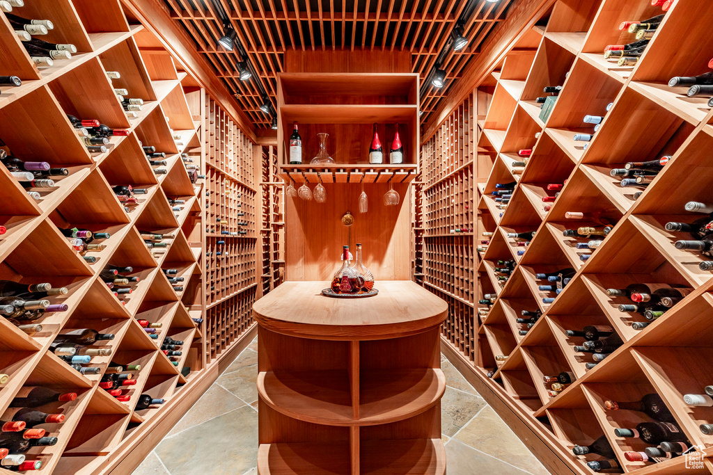 View of wine room