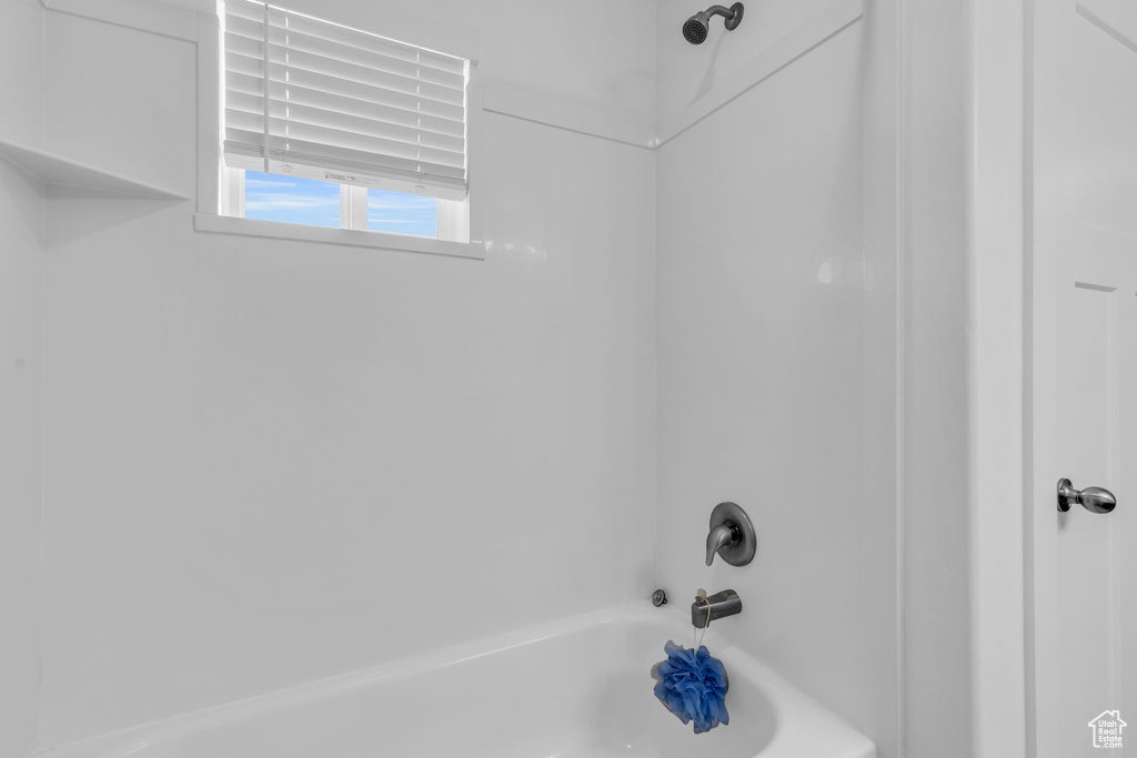 Interior details with  shower combination