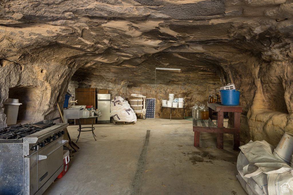 View of unfinished attic
