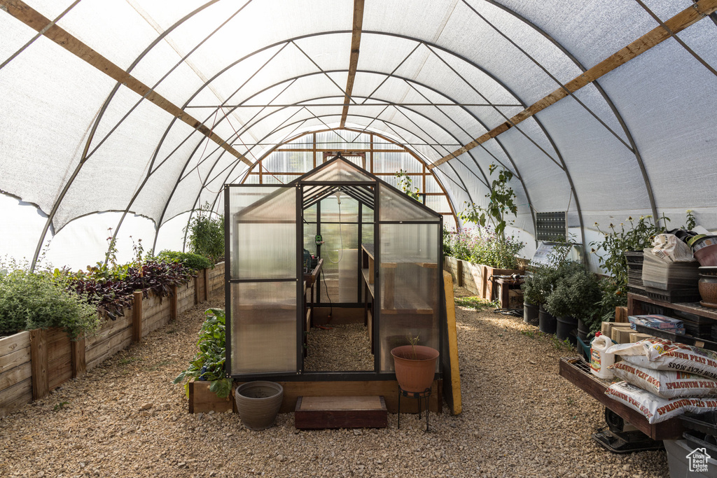 View of greenhouse