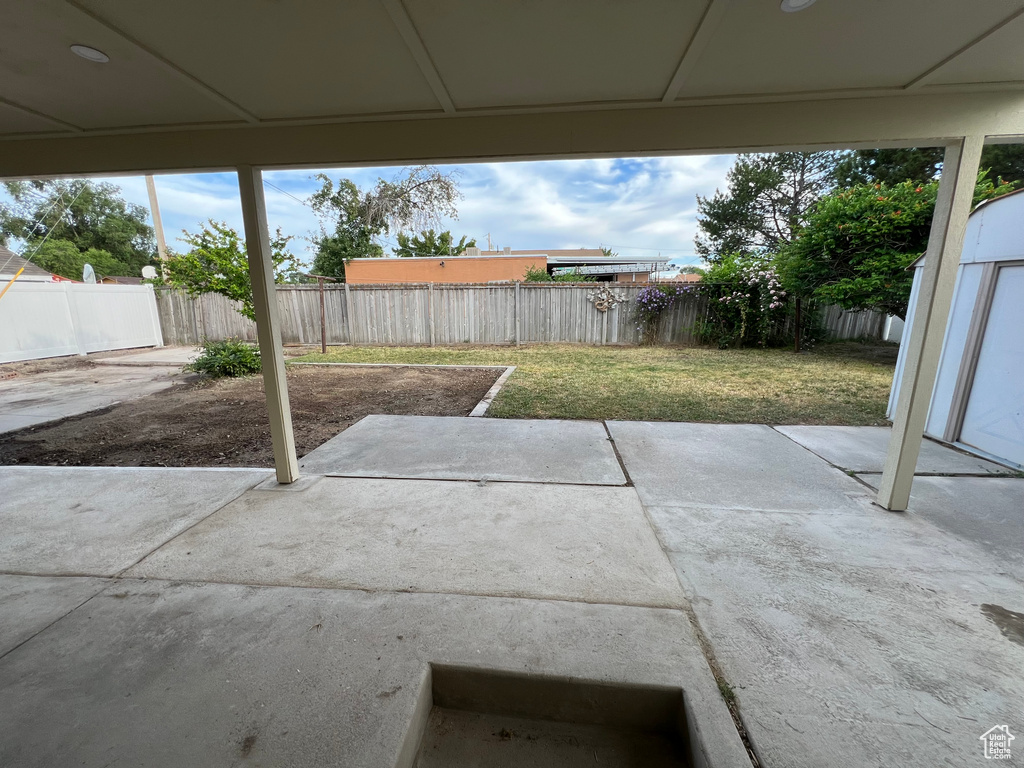 View of patio