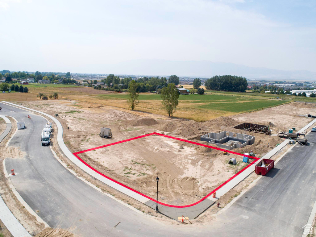 Drone / aerial view with a rural view