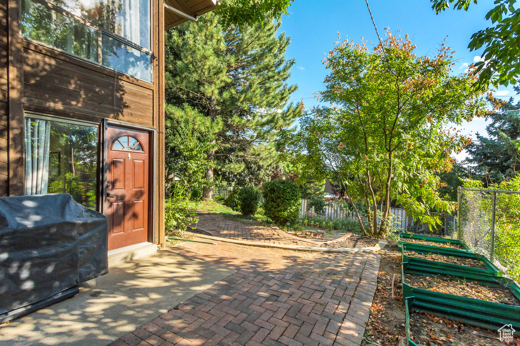 View of patio / terrace featuring area for grilling