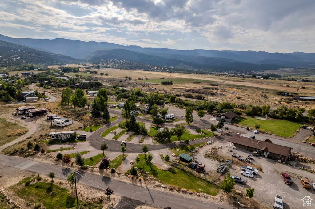 Bird\\\\\\\'s eye view with a rural view and a mountain view