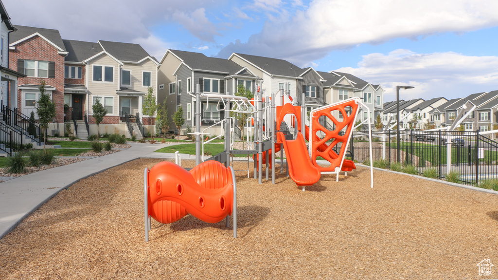 View of jungle gym