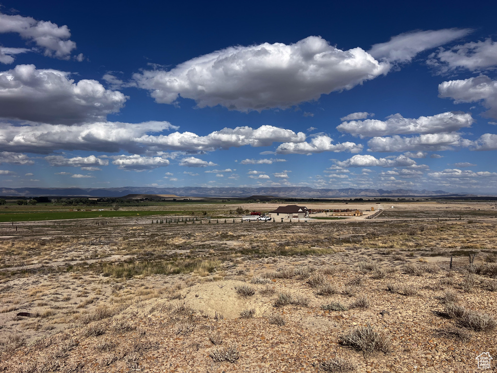 Mountain view with a rural view