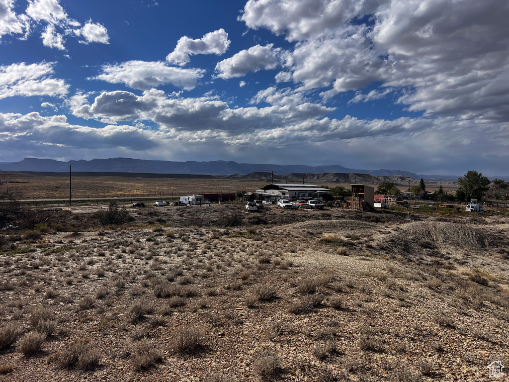 View of mountain feature featuring a rural view