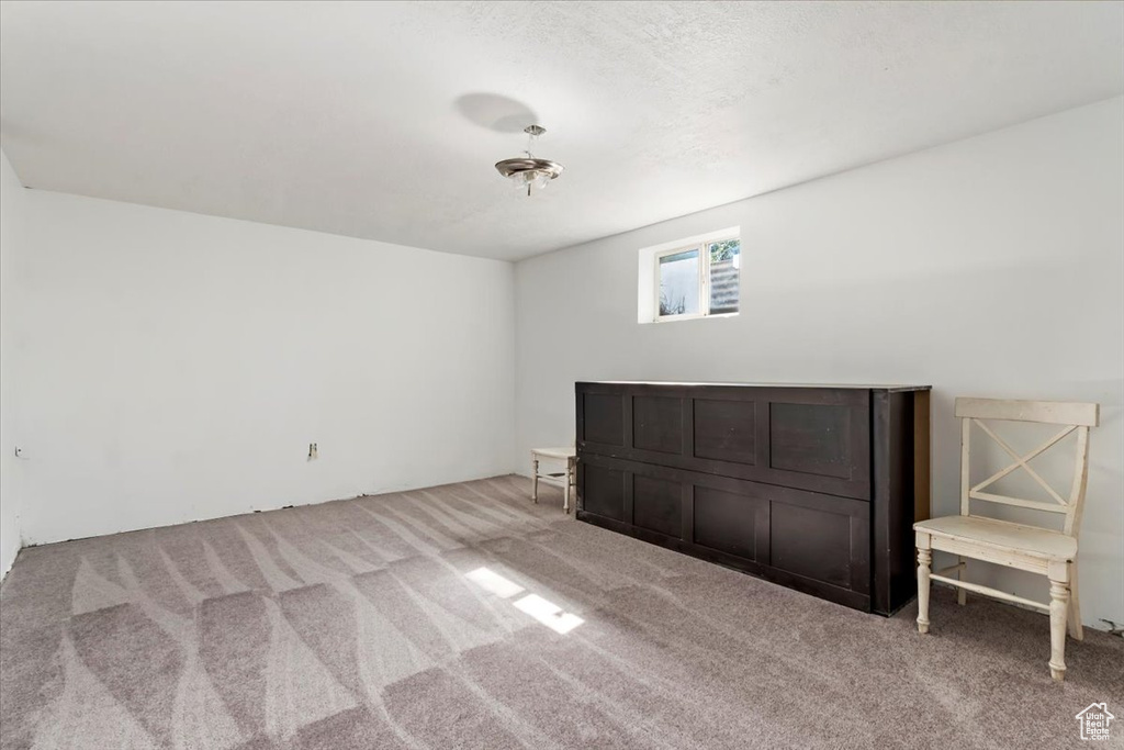 Unfurnished bedroom featuring carpet floors