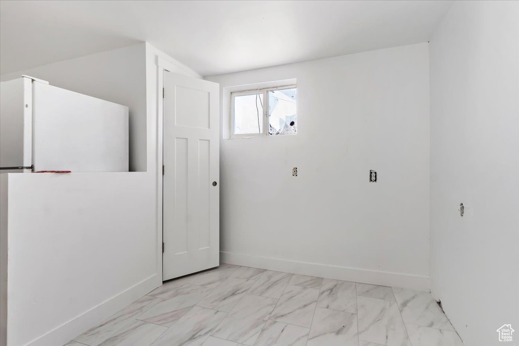 View of laundry room