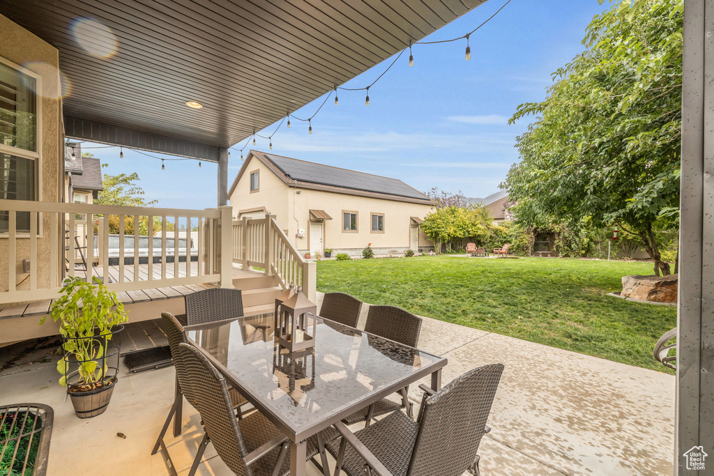 View of patio