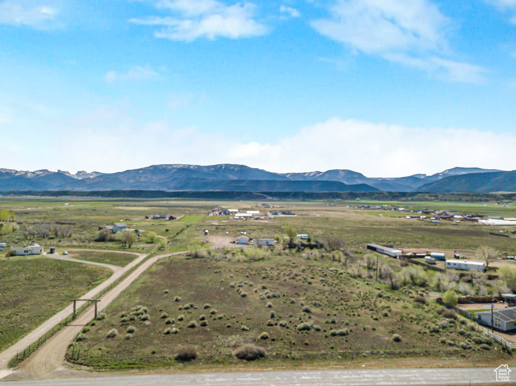 Property view of mountains featuring a rural view